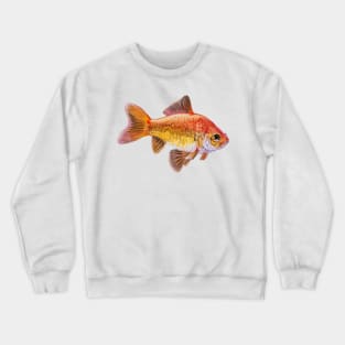 Goldfish 3 painting Crewneck Sweatshirt